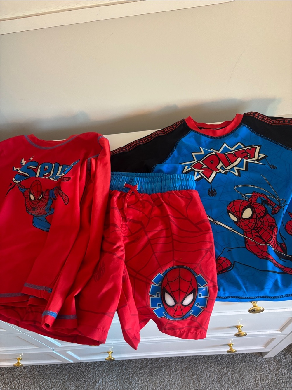 Marvel Spider-Man Swimwear Set - Red & Blue
